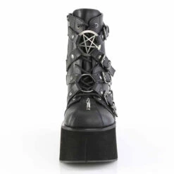 KERA-68, 4.5 Inch Platform Ankle Boots With Harness Strap -PL Boots Shop KERA 68 BVL01 45086.1703176967