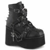 KERA-68, 4.5 Inch Platform Ankle Boots With Harness Strap -PL Boots Shop KERA 68 31439.1703177007