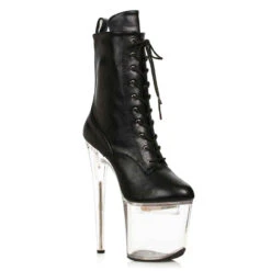 L850-ANGELA, 8 Inch Lite-up Ankle Boots