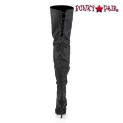 PLEASER LEGEND-8899 5" Thigh High Boots With Rear Lacing -PL Boots Shop LEGEND 8899 B LE09 05662.1616261936