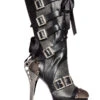 LIV | SteamPunk Metal Heel Mid Calf Boots -PL Boots Shop LIV 9421 73437.1665424120