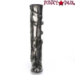 MAIDEN-8820, Knee High Boots With Metal Buckles - CLEARANCE -PL Boots Shop MAIDEN 8820 PWPU01 24581.1565911699