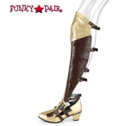 Maiden-8830, Cosplay Over The Knee Boots With Open Back - FINAL SALES -PL Boots Shop MAIDEN 8830 BN GLDPU05 43952.1565925240