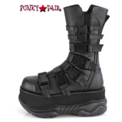 Demonia | Neptune-210 Men's Punk Boots With Multi Straps -PL Boots Shop NEPTUNE 210 BVL05 47913.1566547723 61953.1603133616