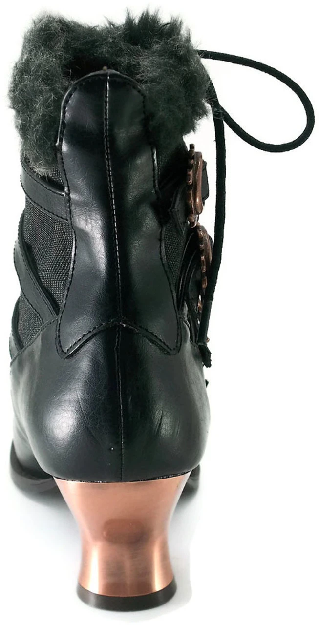 Women's SteamPunk Low Heel Victorian Ankle Boots | Hades NEPHELLE 12 Women's SteamPunk Low Heel Victorian Ankle Boots | Hades NEPHELLE - Image 10