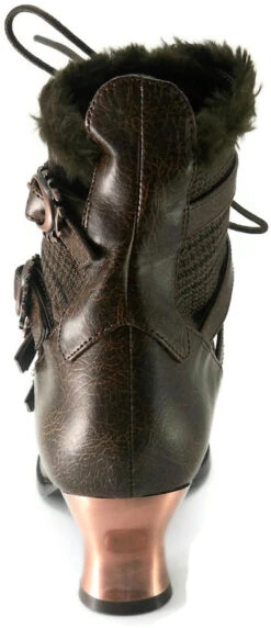 Women's SteamPunk Low Heel Victorian Ankle Boots | Hades NEPHELLE 20 Women's SteamPunk Low Heel Victorian Ankle Boots | Hades NEPHELLE -PL Boots Shop Nephele Brwn 02 47170.1674173269