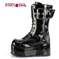 Demonia | PETROL-150 Men's Punk Oversized Buckles Mid-Calf Boots -PL Boots Shop PETROL 150 B05 57717.1605592941