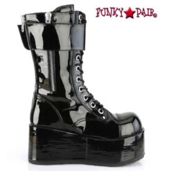 Demonia | PETROL-150 Men's Punk Oversized Buckles Mid-Calf Boots -PL Boots Shop PETROL 150 B13 03624.1605592941
