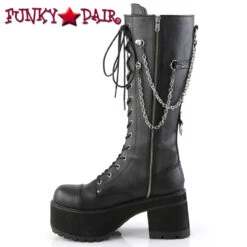 Demonia | Ranger-303 Women's Punk Rock Chains & Studded Boots -PL Boots Shop RANGER 303 BVL13 29004.1568605253
