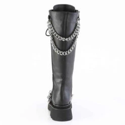 RENEGADE-215, Knee High Boots With Chain Detail -PL Boots Shop RENEGADE 215 BVL09 13540.1693960637