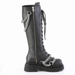 RENEGADE-215, Knee High Boots With Chain Detail -PL Boots Shop RENEGADE 215 BVL13 24294.1710345066