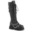 RENEGADE-215, Knee High Boots With Chain Detail -PL Boots Shop RENEGADE 215 34154.1693960653