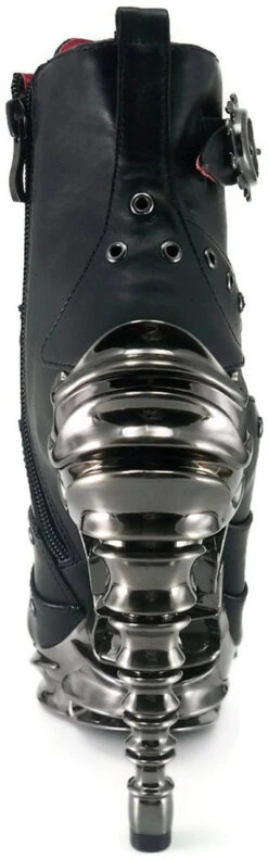 Women's SteamPunk Spinal Heel Ankle Boots | Hades Raven 14 Women's SteamPunk Spinal Heel Ankle Boots | Hades Raven -PL Boots Shop Raven 02 11623.1674172791