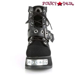 Demonia | Scene-53 Women's Metal Plated Punk Platform Ankle Boots 10 Demonia | Scene-53 Women's Metal Plated Punk Platform Ankle Boots -PL Boots Shop SCENE 53 BVL FN01 25917.1564462503