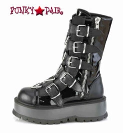 Demonia | Slacker-160, Mid-Calf Boots With Metal Buckles Straps 15 Demonia | Slacker-160, Mid-Calf Boots With Metal Buckles Straps -PL Boots Shop SLACKER 160 BPT VL05 36445.1616087536