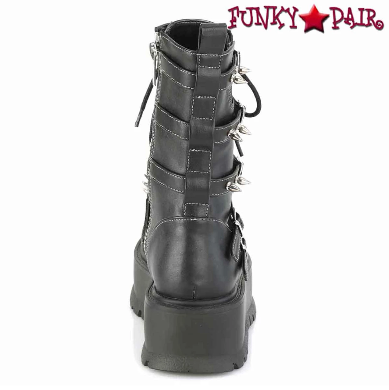 Demonia | Slacker-165, Mid-Calf Boots With Metal Spikes 7 Demonia | Slacker-165, Mid-Calf Boots With Metal Spikes - Image 5