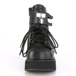 Demonia | Sprite-70 Platform D-Ring Lace Up Ankle Boots -PL Boots Shop SPRITE 70 BVL01 89185.1566542072