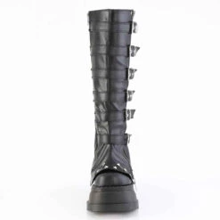 STOMP-223, Wedge Bell Bottom Knee High Boots -PL Boots Shop STOMP 223 BVL01 94725.1693940105
