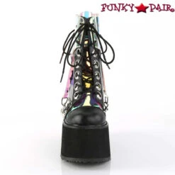 Demonia | Swing-115 Goth Wedge Platform Ankle Boots With Removeable Clear -PL Boots Shop SWING 115 BVL HGPVC01 54016.1609912410