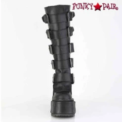 TRANSFORMER-800, 5.5 Inch Buckles Platform Knee High Boots -PL Boots Shop TRANSFORMER 800 BVL01 14499.1707431025