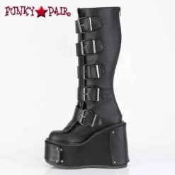 TRANSFORMER-800, 5.5 Inch Buckles Platform Knee High Boots -PL Boots Shop TRANSFORMER 800 BVL05 92621.1707431030