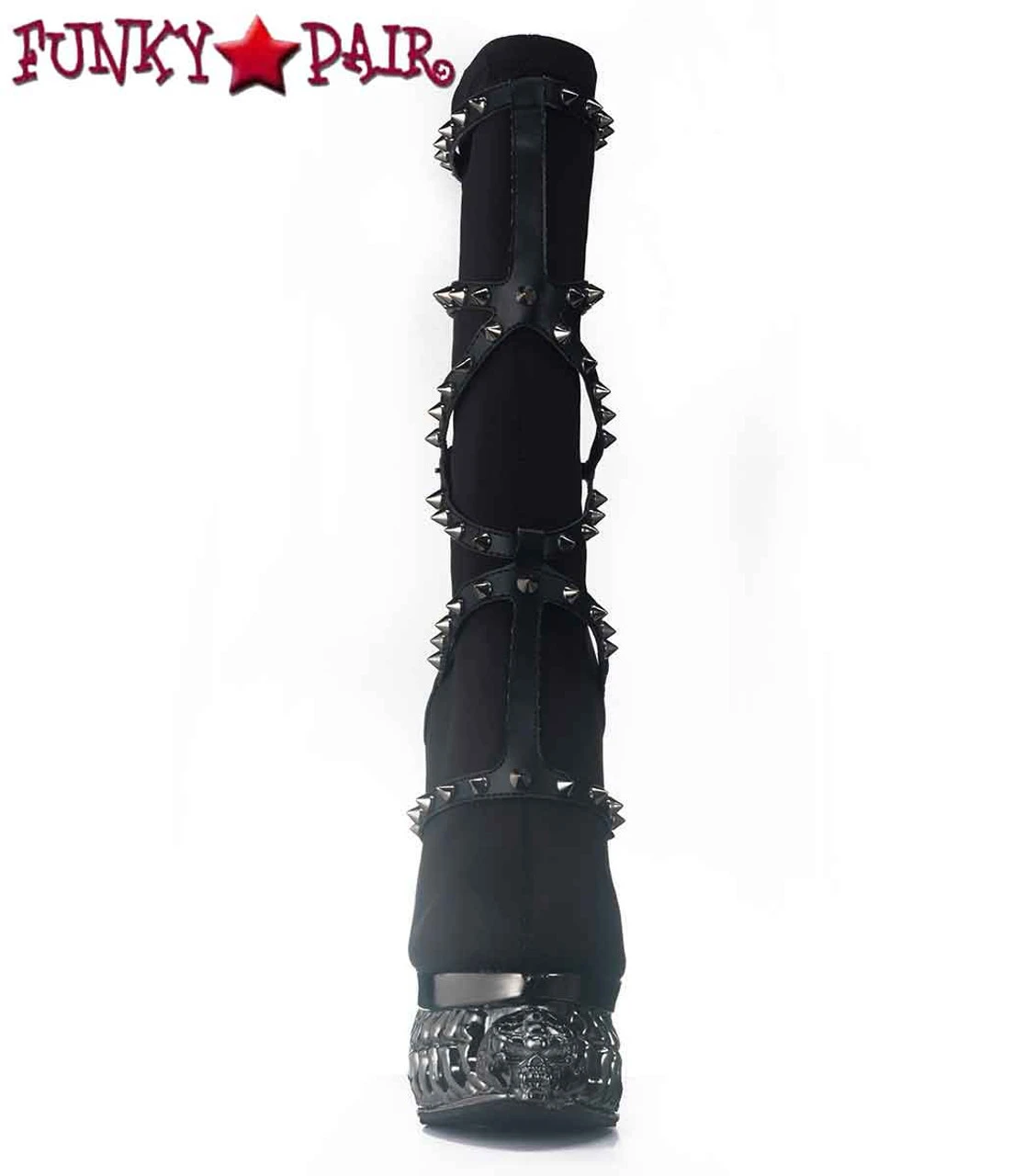 TANITH, Mid-Calf Boots With Spikes 6 TANITH, Mid-Calf Boots With Spikes - Image 4
