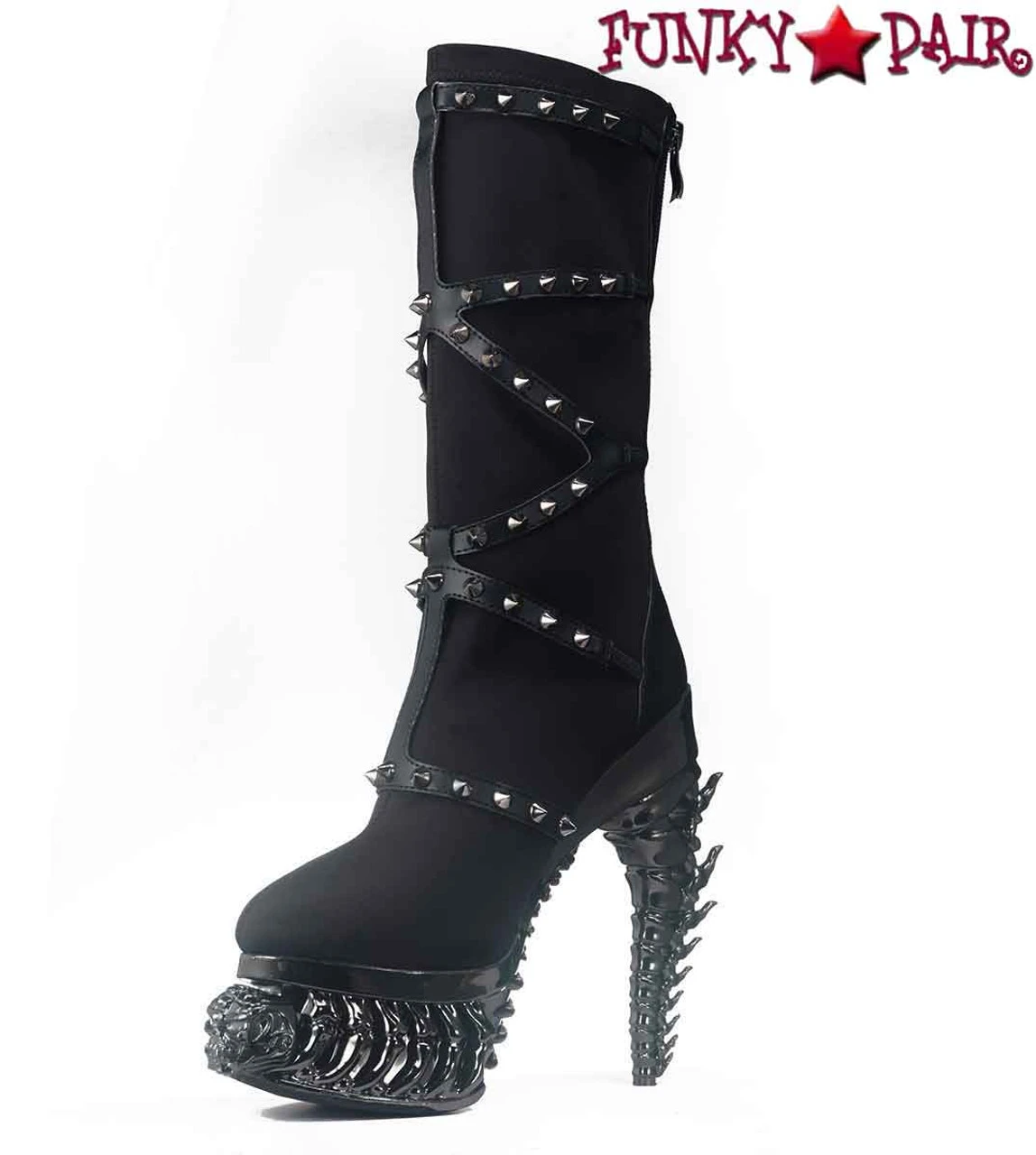 TANITH, Mid-Calf Boots With Spikes 7 TANITH, Mid-Calf Boots With Spikes - Image 5