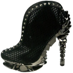 Reptile Print Ankle Boots With Studs | Hades VESPER