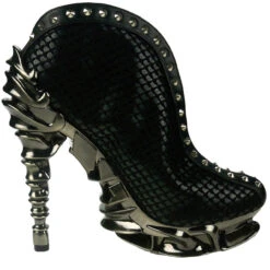 Reptile Print Ankle Boots With Studs | Hades VESPER -PL Boots Shop VESPER BLK 04 29076.1686457881