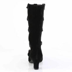 WHIMSY-118, 2.5 Inch Mid-Calf Boots With Rose Accent -PL Boots Shop WHIMSY 118 BVS09 10260.1703173210