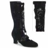 WHIMSY-118, 2.5 Inch Mid-Calf Boots With Rose Accent 1 WHIMSY-118, 2.5 Inch Mid-Calf Boots With Rose Accent -PL Boots Shop WHIMSY 118 72822.1703173225