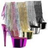 Pleaser | Adore-1017RSF, 7 Inch Exotic Dancer Fringe Ankle Boots -PL Boots Shop adore 1017rsf 14837.1643627184