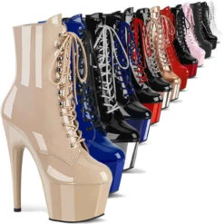 Pleaser | ADORE-1020, 7 Inch Exotic Dancer Ankle Boots