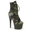 Pleaser | Adore-1020CAMO, Camo Lace-up Ankle Boots 1 Pleaser | Adore-1020CAMO, Camo Lace-up Ankle Boots -PL Boots Shop adore 1020camo grndol 35777.1585196892