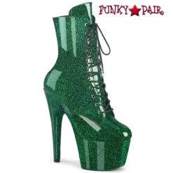 ADORE-1020GP, 7" Glitter Ankle Boots By Pleaser -PL Boots Shop adore 1020gp emgng FP 37840.1710884073