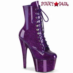 ADORE-1020GP, 7" Glitter Ankle Boots By Pleaser -PL Boots Shop adore 1020gp ppg FP 31335.1710884174