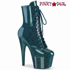 ADORE-1020GP, 7" Glitter Ankle Boots By Pleaser -PL Boots Shop adore 1020gp tlg FP 15633.1710884208