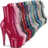 ADORE-1020GP, 7" Glitter Ankle Boots By Pleaser -PL Boots Shop adore 1020gp 86580.1710883542