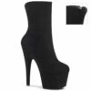 Pleaser | Adore-1042, 7" Suede Ankle Boots
