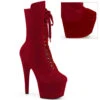 PLEASER ADORE-1045VEL, 7" Velvet Ankle Boots -PL Boots Shop adore 1045vel r 47949.1689225362