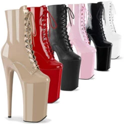 Beyond-1020, 10 Inch Exotic Dancer Ankle Boots By Pleaser