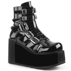 Demonia | Concord-57 Ankle Boots With Buckles