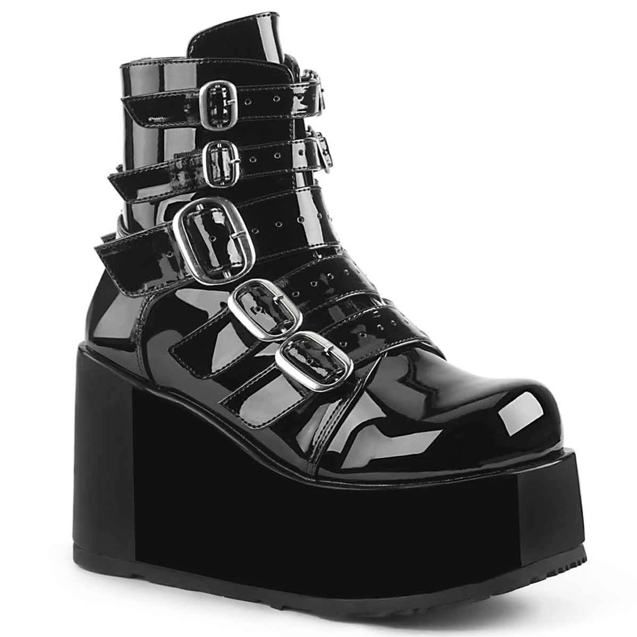 Demonia | Concord-57 Ankle Boots With Buckles 3 Demonia | Concord-57 Ankle Boots With Buckles