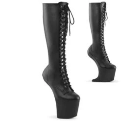 PLEASER CRAZE-2023, 8" Heelless Knee High Boots Platform -PL Boots Shop craze 2023 bpu 11474.1696662615