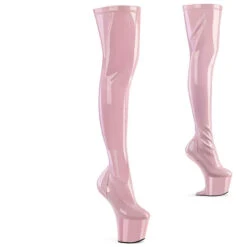 PLEASER CRAZE-3000, 8 Inch Heelless Thigh High Boots -PL Boots Shop craze 3000 bp 83659.1715556347