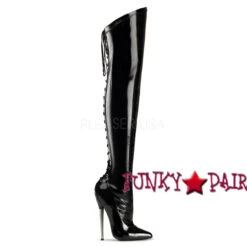 Devious | Dagger-3060, Fetish Thigh High Boots -PL Boots Shop dagger 3060 blk 47439.1594872703