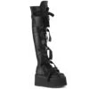 DAMNED-325, Over-The-Knee Boots With Buckles Straps -PL Boots Shop damned 325 bvl 98259.1691514264