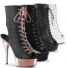 Pleaser | Delight-1016, 6 Inch Heel Open Toe/Back Ankle Boots -PL Boots Shop delight 1016 80200.1577485146