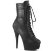 Pleaser | Delight-1020PK, 6 Inch Ankle Boots With Outside Zipper Pocket -PL Boots Shop delight 1020pk 95783.1680815021
