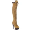 Pleaser | Delight-3000TL, Laceup Over-The-Knee Boots -PL Boots Shop delight 3000tl tnbpudbn 09464.1588348292